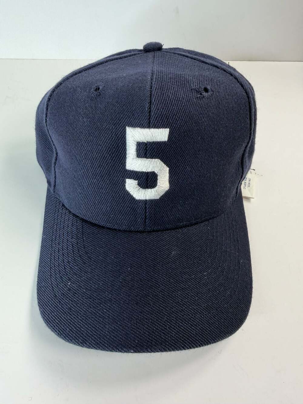 Vintage NY Yankees Joe DiMaggio Number 5 Navy Blue Snapback Hat